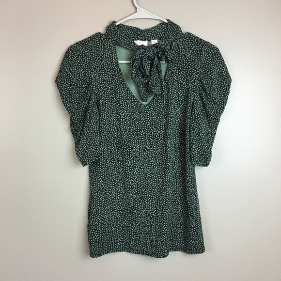 Anthropologie Tops - Anthropologie | postmark floral neck tie top